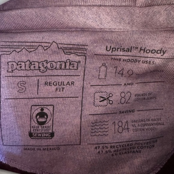Patagonia Pastel P-6 Logo Uprisal Hoody Women's Size Small - Picture 4 of 6